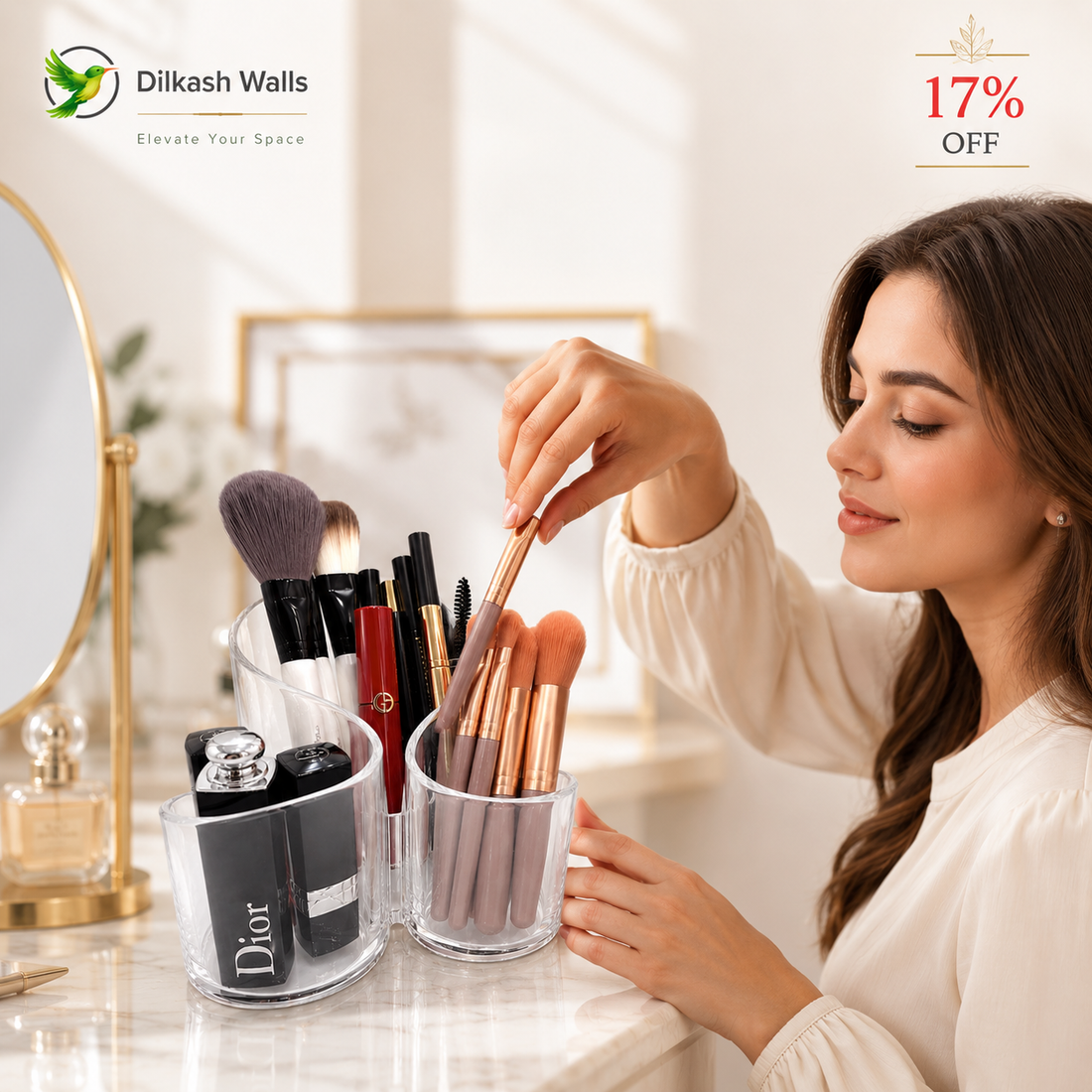 LumiCase™ | Luxury Makeup & Perfume Organizer